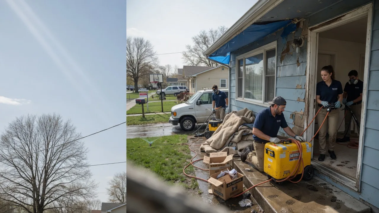 Basement Flood Cleanup in Hamden, OH near me